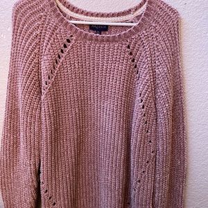 pink sweater